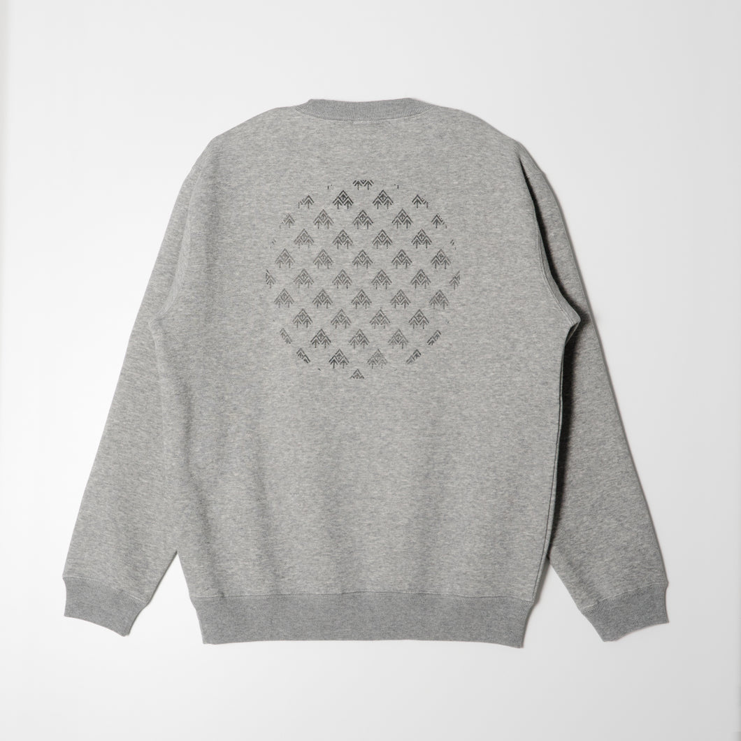 OOTF Monogram Crewneck Sweatshirt - Heather Grey